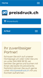 Mobile Screenshot of preisdruck.ch